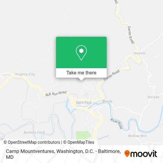Camp Mountventures map