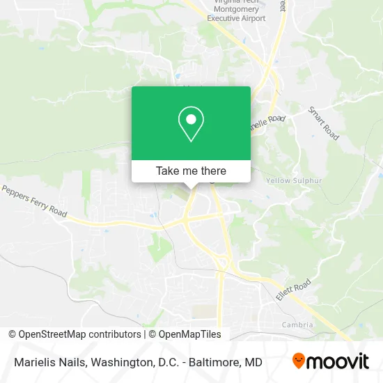 Marielis Nails map