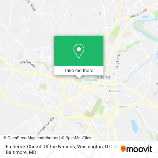 Frederick Church Of the Nations map