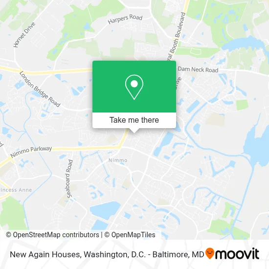 New Again Houses map