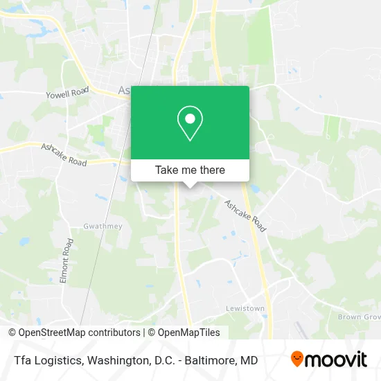 Tfa Logistics map