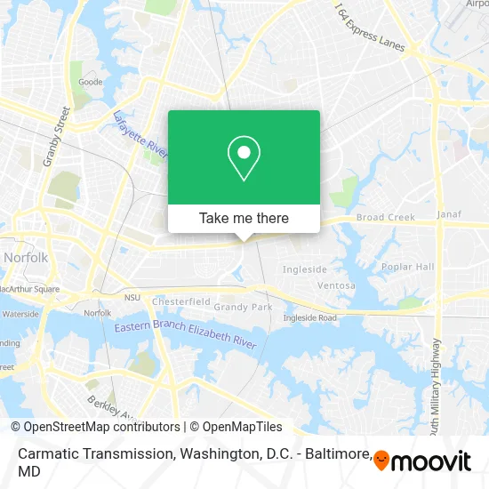 Carmatic Transmission map