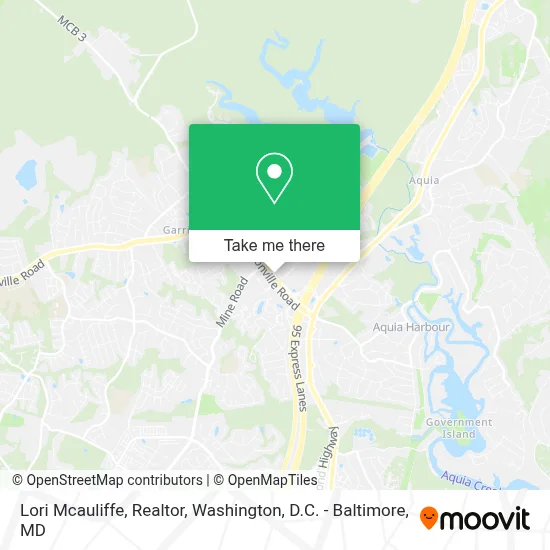Lori Mcauliffe, Realtor map
