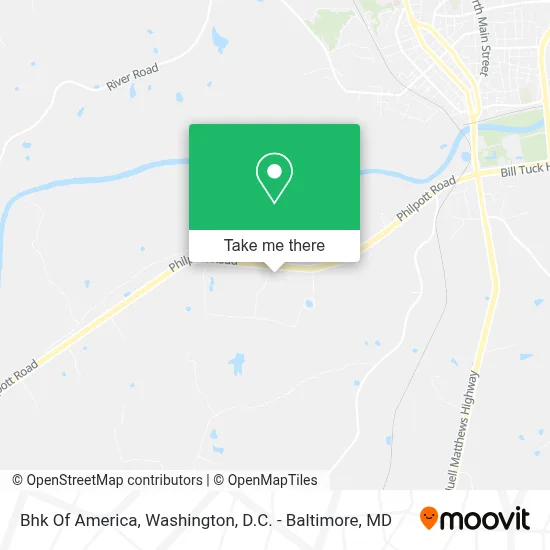 Bhk Of America map
