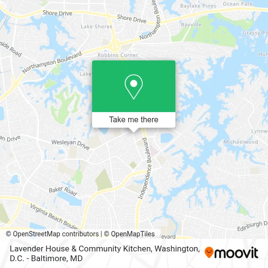 Lavender House & Community Kitchen map