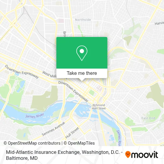 Mid-Atlantic Insurance Exchange map