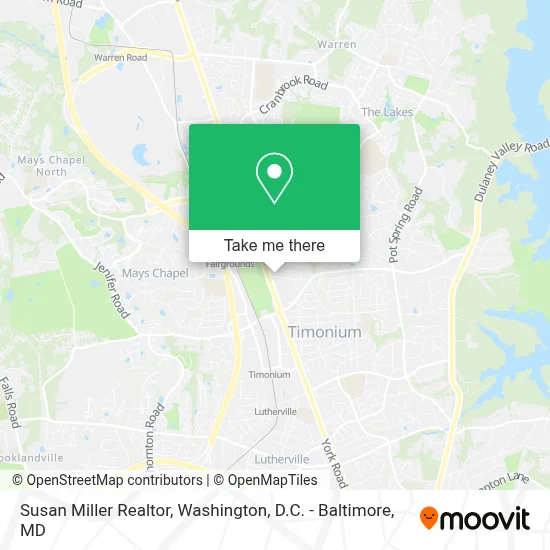 Susan Miller Realtor map