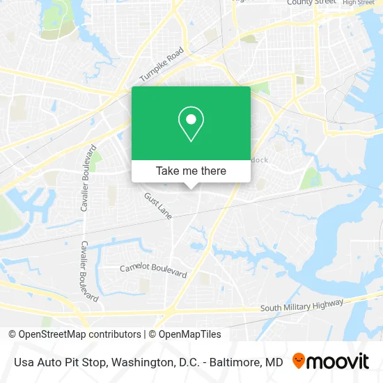 Usa Auto Pit Stop map