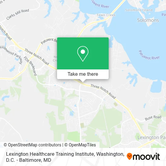 Lexington Healthcare Training Institute map