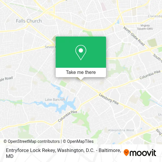 Entryforce Lock Rekey map