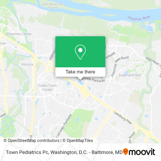 Town Pediatrics Pc map