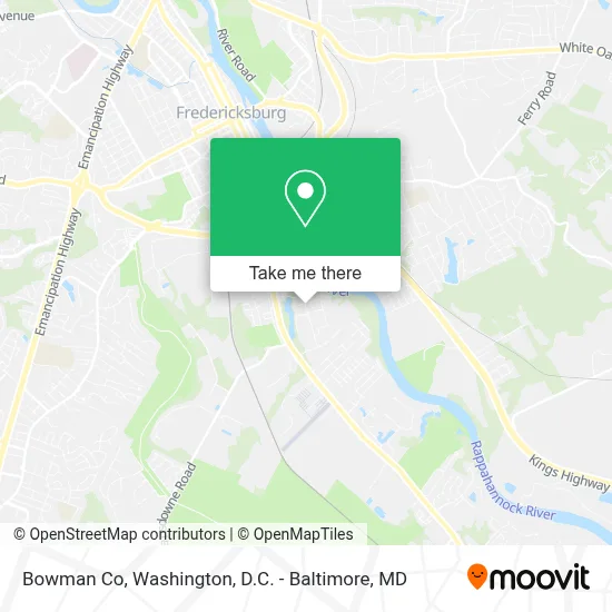 Bowman Co map