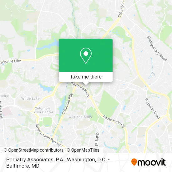 Podiatry Associates, P.A. map