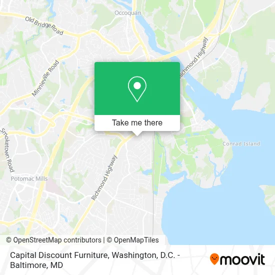 Capital Discount Furniture map