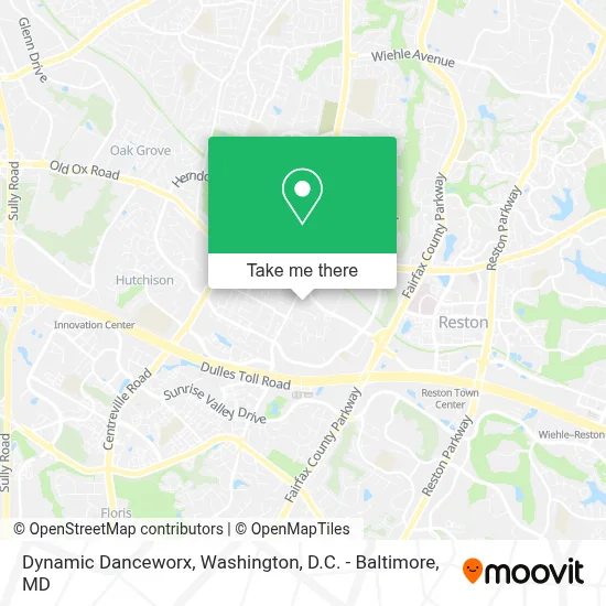 Dynamic Danceworx map