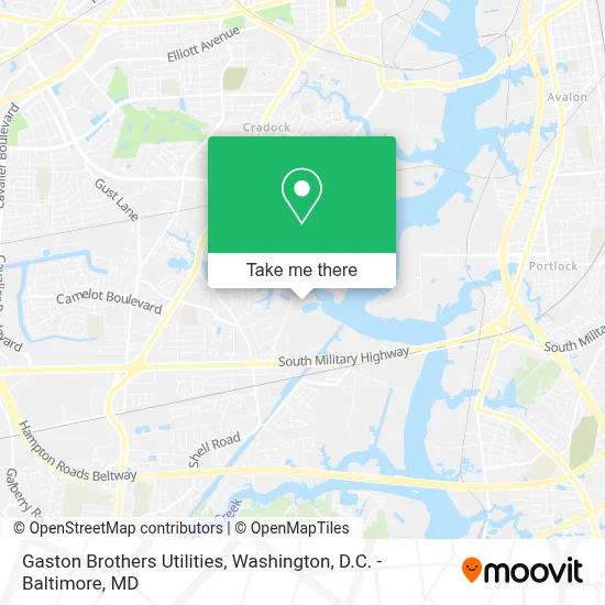 Gaston Brothers Utilities map