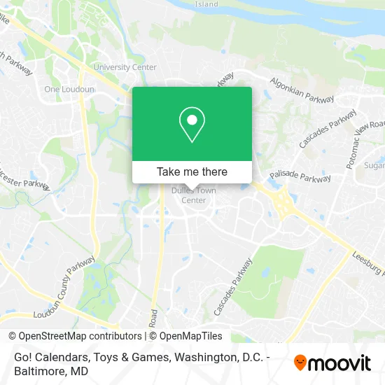 Go! Calendars, Toys & Games map