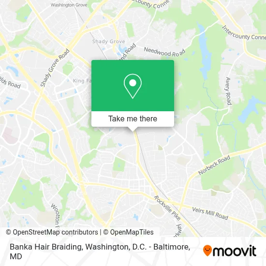 Banka Hair Braiding map