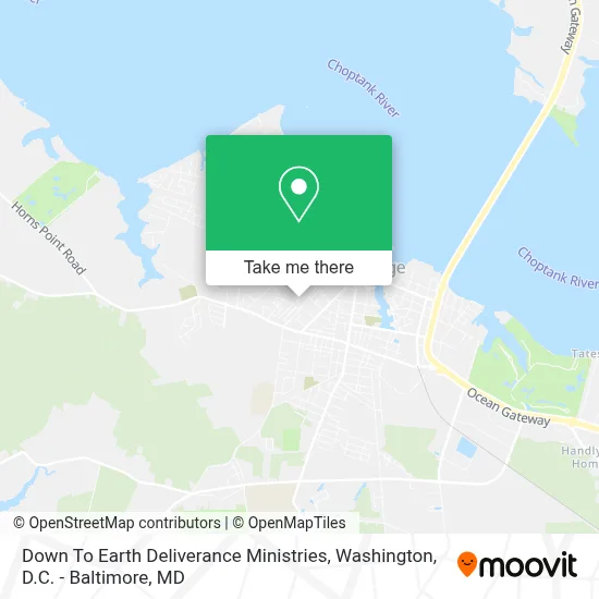Down To Earth Deliverance Ministries map