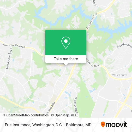 Erie Insurance map