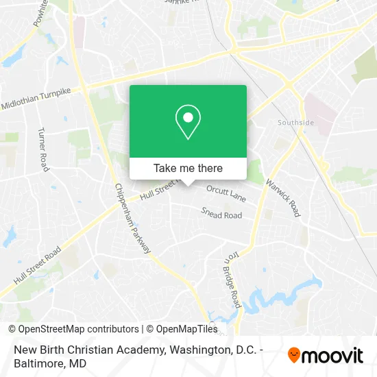 New Birth Christian Academy map