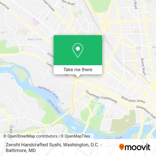 Zenshi Handcrafted Sushi map