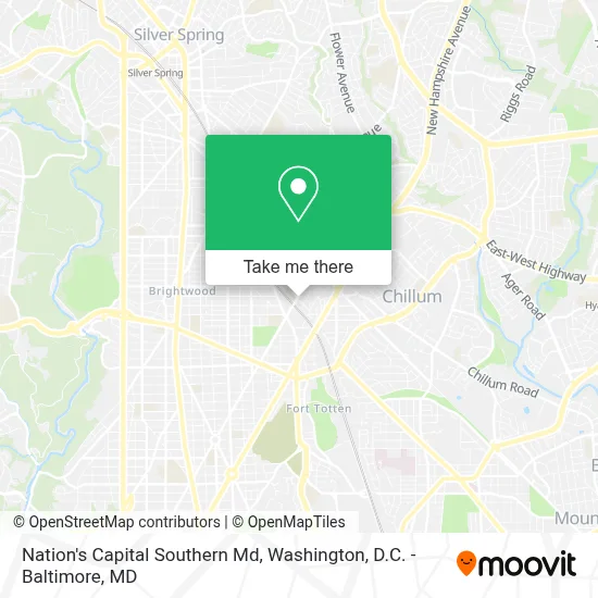 Nation's Capital Southern Md map