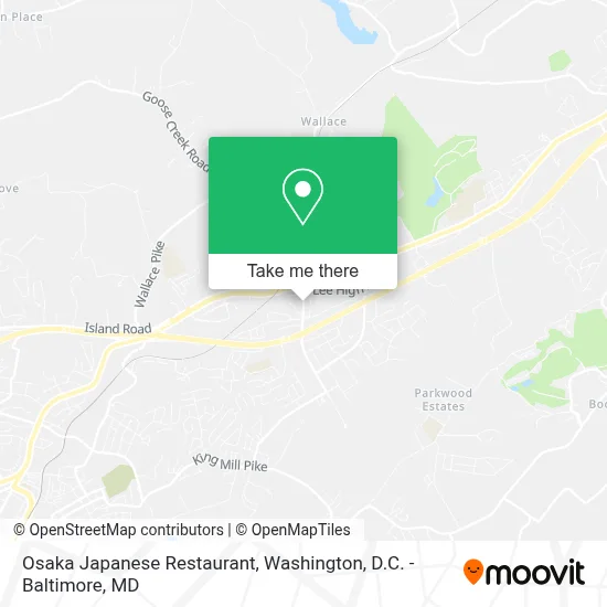 Osaka Japanese Restaurant map