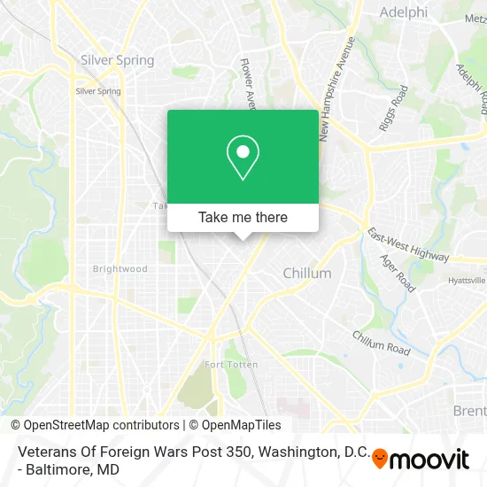 Veterans Of Foreign Wars Post 350 map