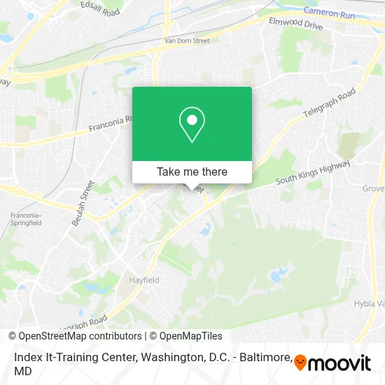 Index It-Training Center map