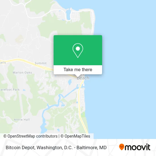Bitcoin Depot map