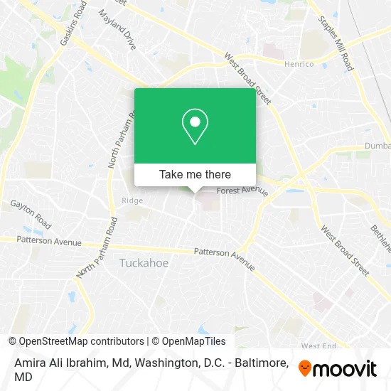 Amira Ali Ibrahim, Md map