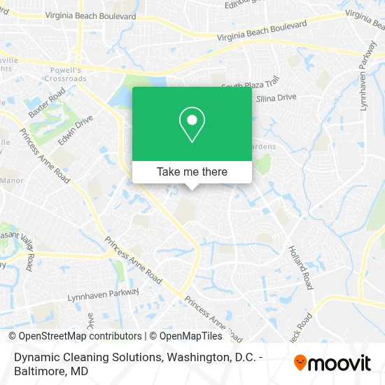 Dynamic Cleaning Solutions map