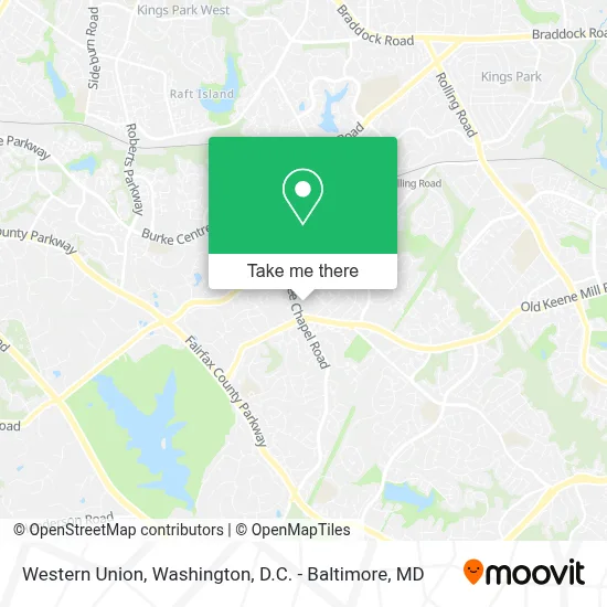Western Union map