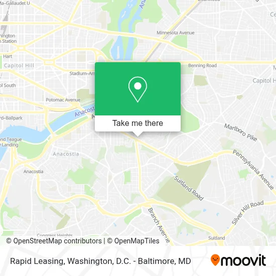 Rapid Leasing map