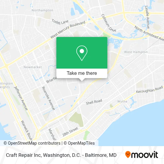 Craft Repair Inc map