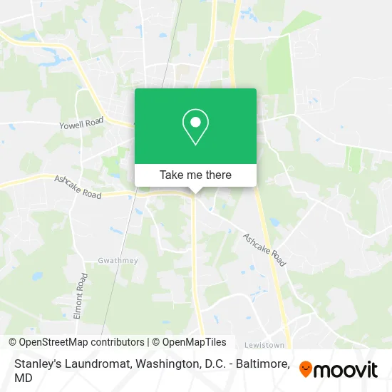 Stanley's Laundromat map