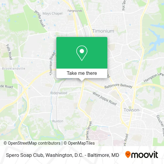 Spero Soap Club map