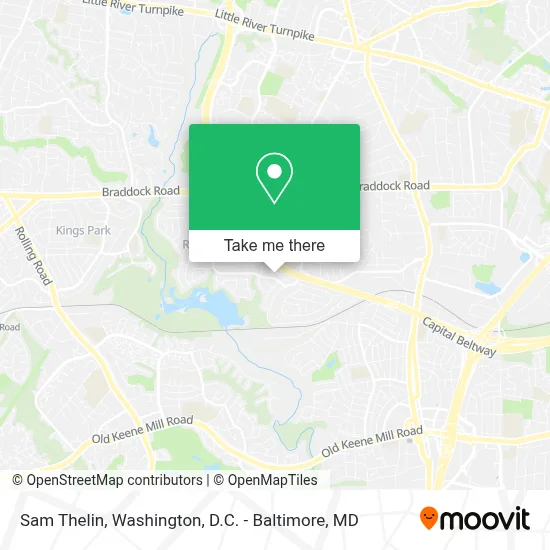 Sam Thelin map