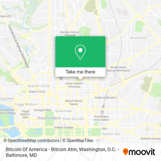 Bitcoin Of America - Bitcoin Atm map
