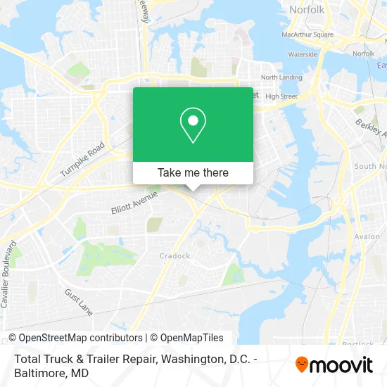 Total Truck & Trailer Repair map