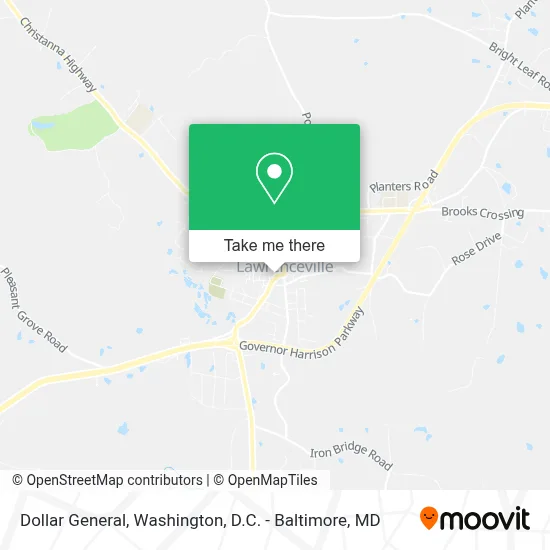 Dollar General map