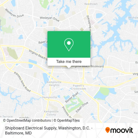 Shipboard Electrical Supply map
