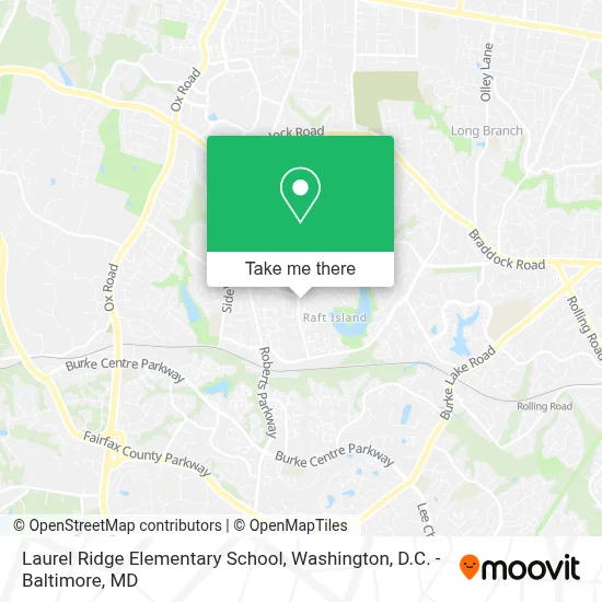 Laurel Ridge Elementary School map