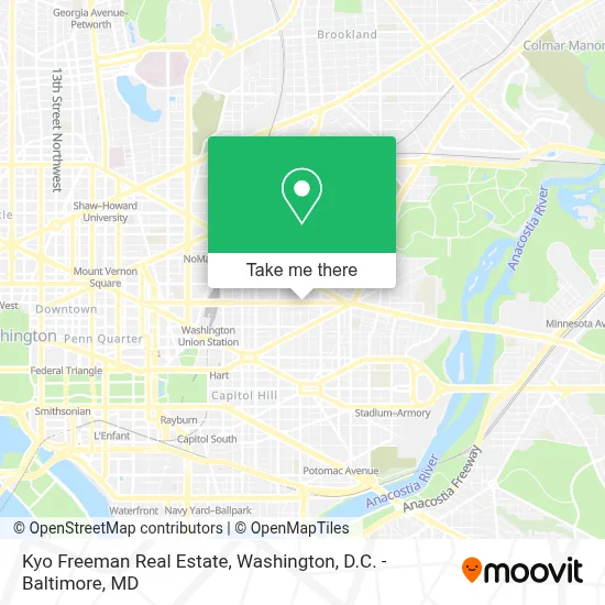 Kyo Freeman Real Estate map