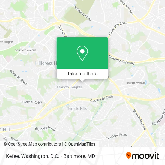 Kefee map