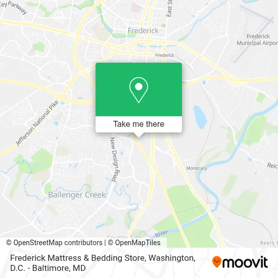 Frederick Mattress & Bedding Store map