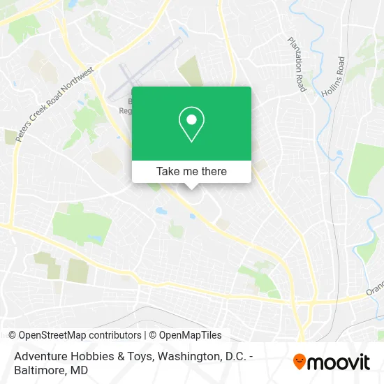 Adventure Hobbies & Toys map