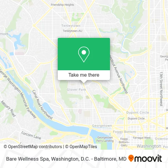 Bare Wellness Spa map