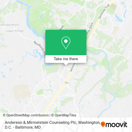 Anderson & Mirmelstein Counseling Plc map